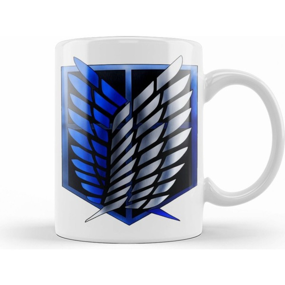 Humuts Attack On Titan Military Scouting Legion Classic Attack On Titan 06 Kupa Bardak Porselen - 1 Adet - Beyaz - 330 ml Fincan / Bardak / Kahve Takımı Fiyatı