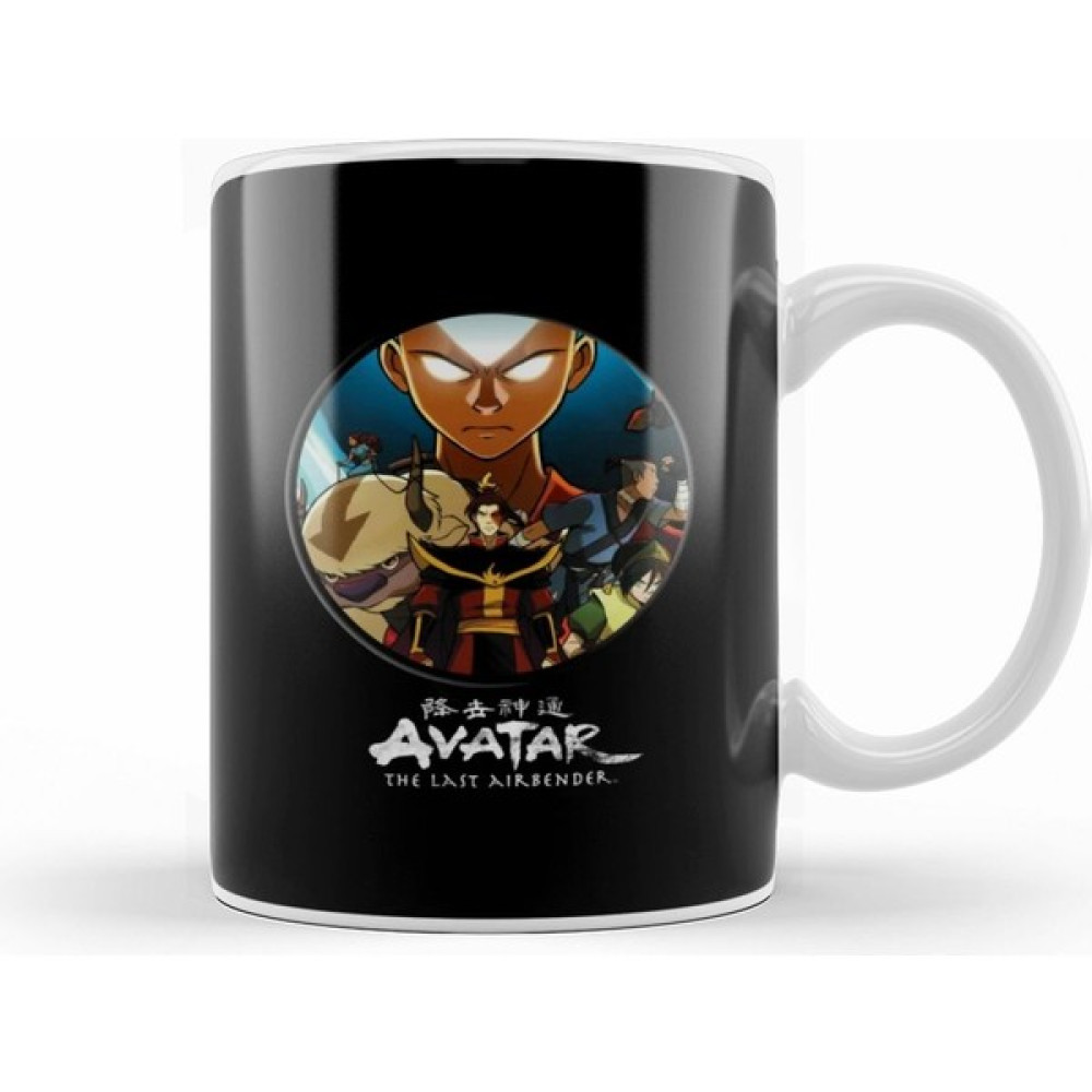 Humuts Avatar The Last Airbender Avatar Circle Kupa Bardak Porselen - 1 Adet - Beyaz - 330 ml Fincan / Bardak / Kahve Takımı Fiyatı