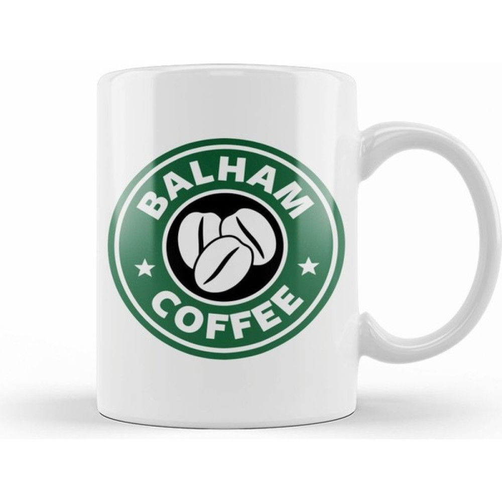 Humuts Balham Coffee Starbucks Kupa Bardak Porselen - 1 Adet - Beyaz - 330 ml Fincan / Bardak / Kahve Takımı Fiyatı