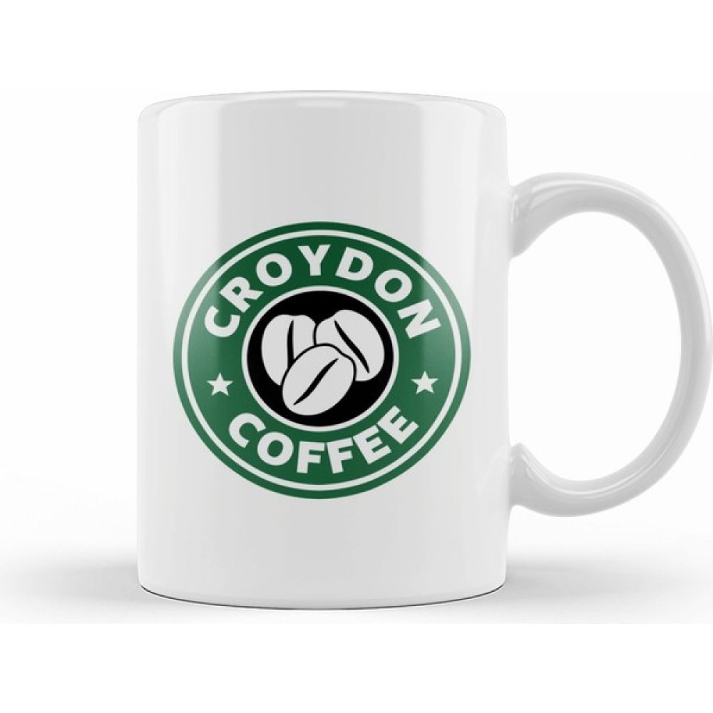 Humuts Croydon Coffee Starbucks Kupa Bardak Porselen - 1 Adet - Beyaz - 330 ml Fincan / Bardak / Kahve Takımı Fiyatı