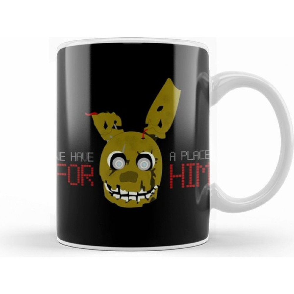Humuts Five Nights At Freddys 01 Kupa Bardak Porselen - 1 Adet - Beyaz - 330 ml Fincan / Bardak / Kahve Takımı Fiyatı