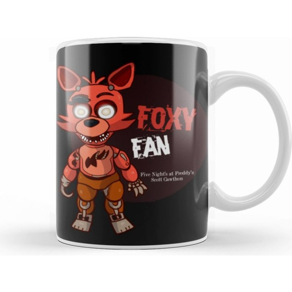 Humuts Five Nights At Freddys Fnaf Obey Kupa Bardak Porselen - 1 Adet - Beyaz - 330 ml Fincan / Bardak / Kahve Takımı Fiyatı