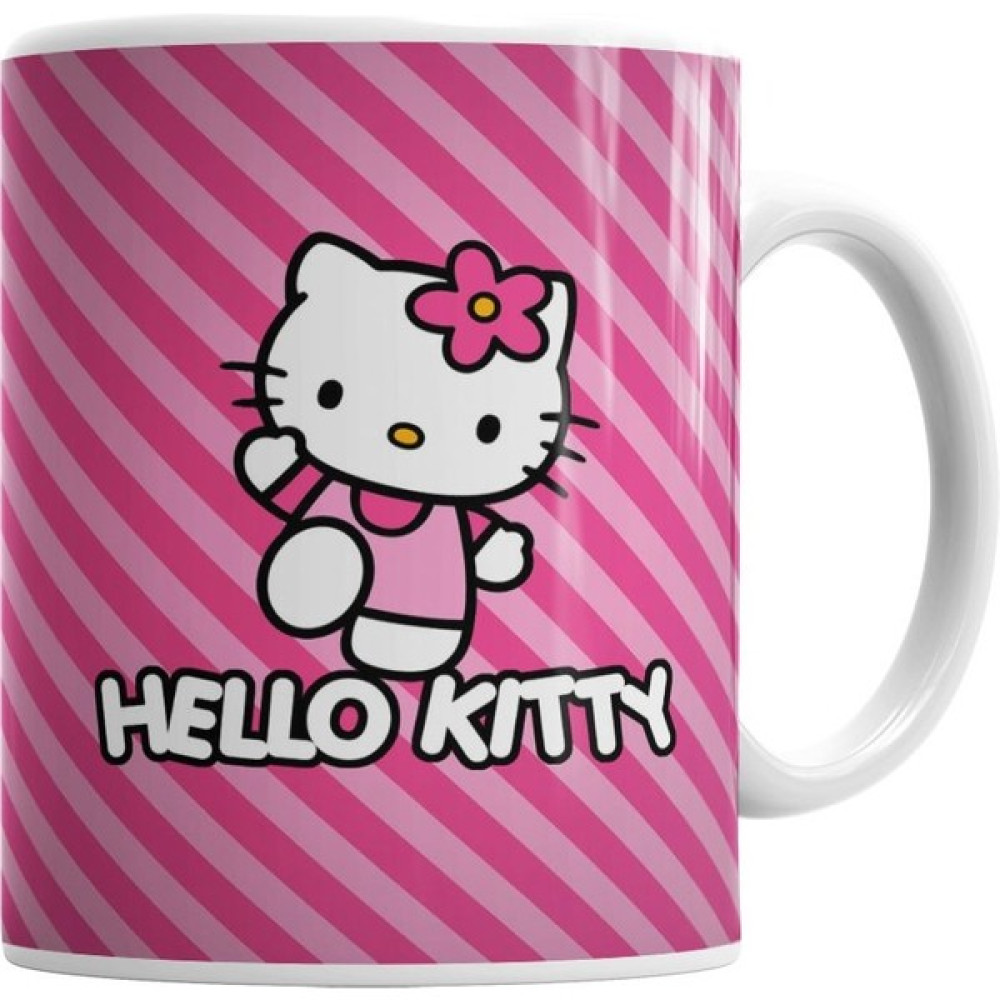 Humuts Hello Kitty Kupa Bardak Porselen - 1 Adet - Beyaz - 330 ml Fincan / Bardak / Kahve Takımı Fiyatı