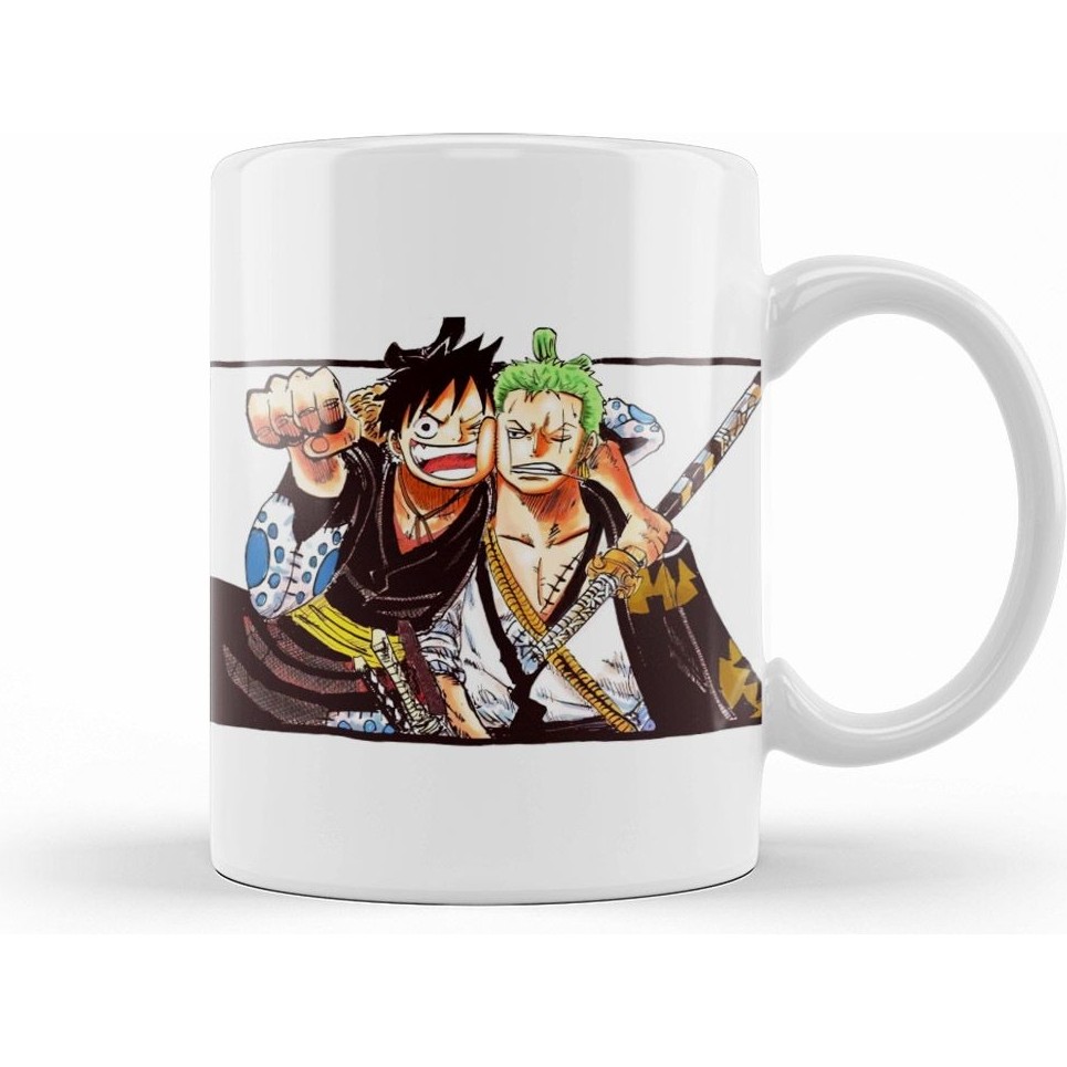 Humuts Luffy One Piece Zoro And Luffy Kupa Bardak Porselen - 1 Adet - Beyaz - 330 ml Fincan / Bardak / Kahve Takımı Fiyatı