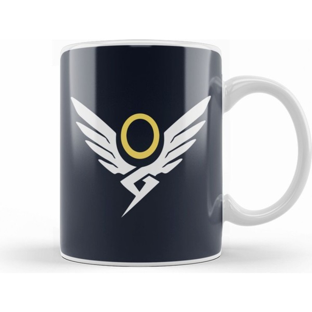 Humuts Mercy Special Logo Overwatch Kupa Bardak Porselen - 1 Adet - Beyaz - 330 ml Fincan / Bardak / Kahve Takımı Fiyatı
