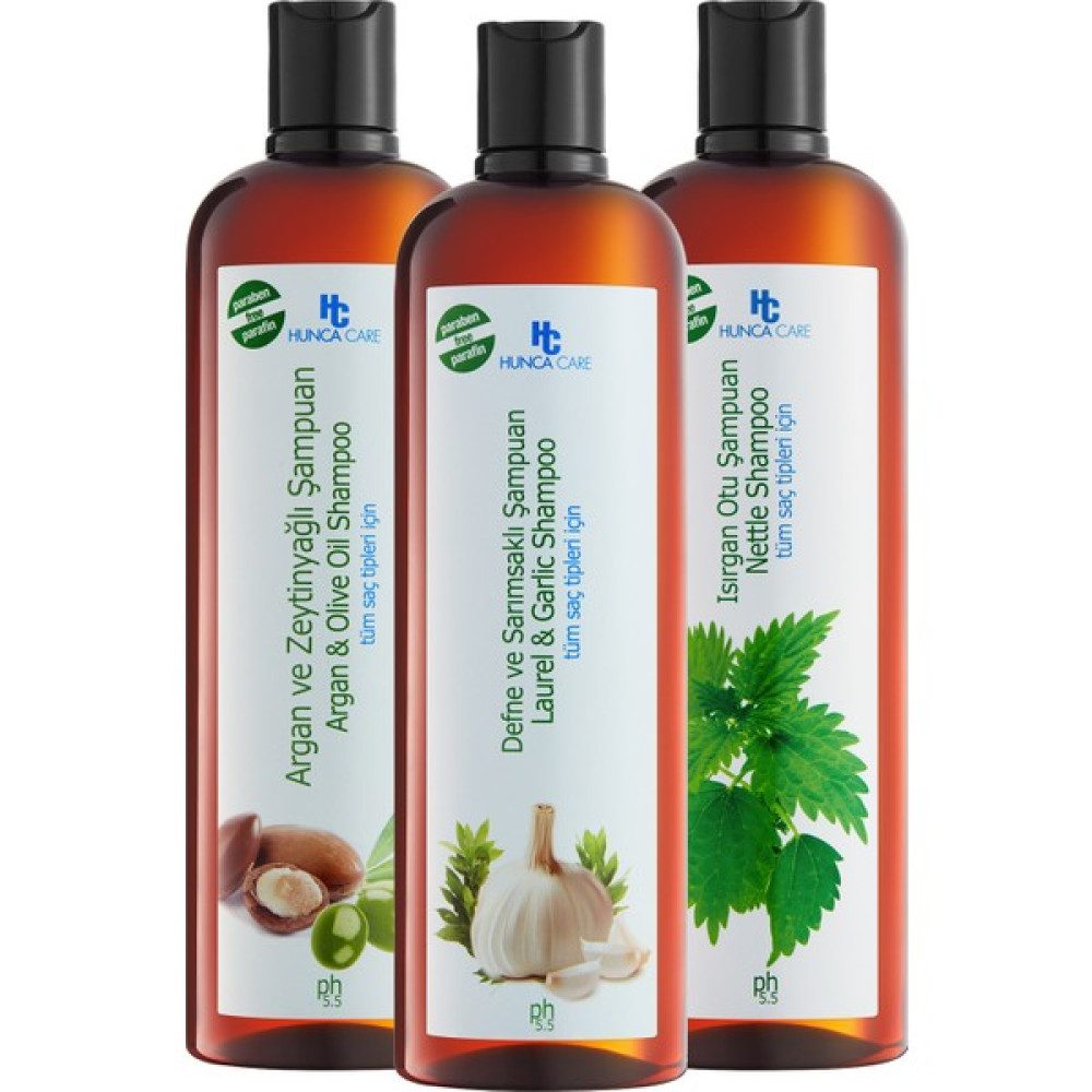 Hunca Care 3'lü Şampuan Seti 700ML x 3 - 1 Şampuan ve Saç Kremi Fiyatı