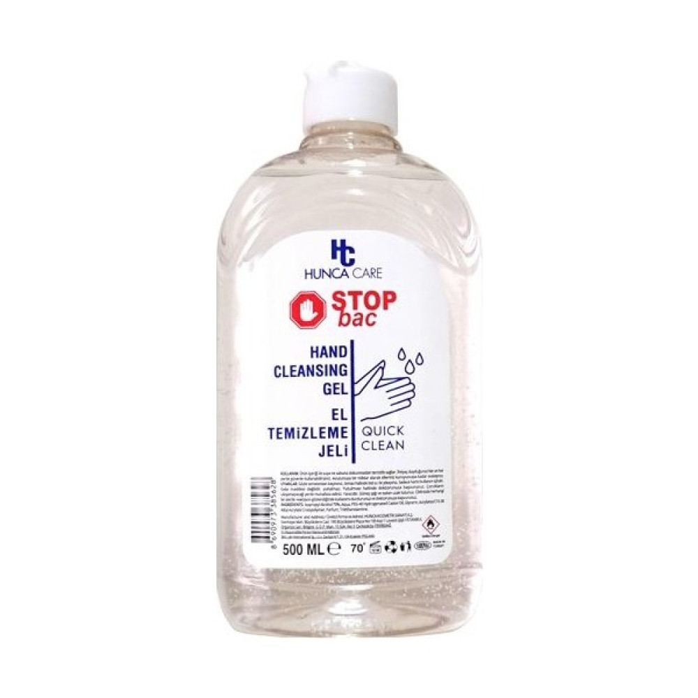Hunca Care Stop Bac El Temizleme Jeli 500 ml Hijyen ve Temizlik Fiyatı