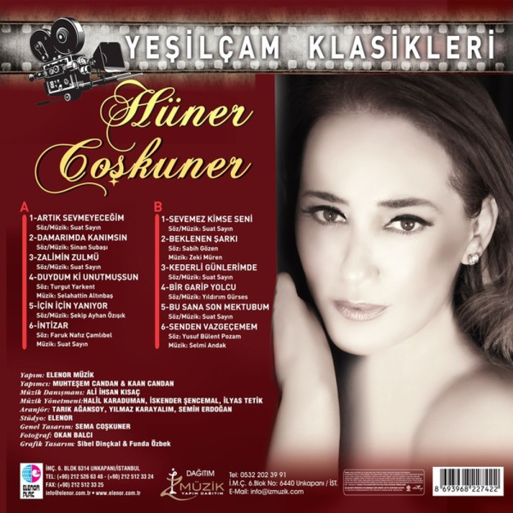 Hüner Çoşkuner / Yeşilçam Klasikleri Plak Pikap & Aksesuarları Fiyatı