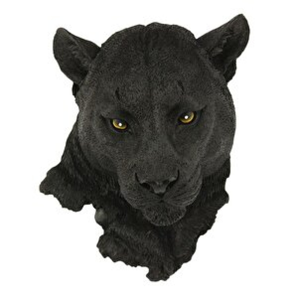 Hunga Puma Kafası Duvar Dekoru Siyah Renk Biblo Fiyatı