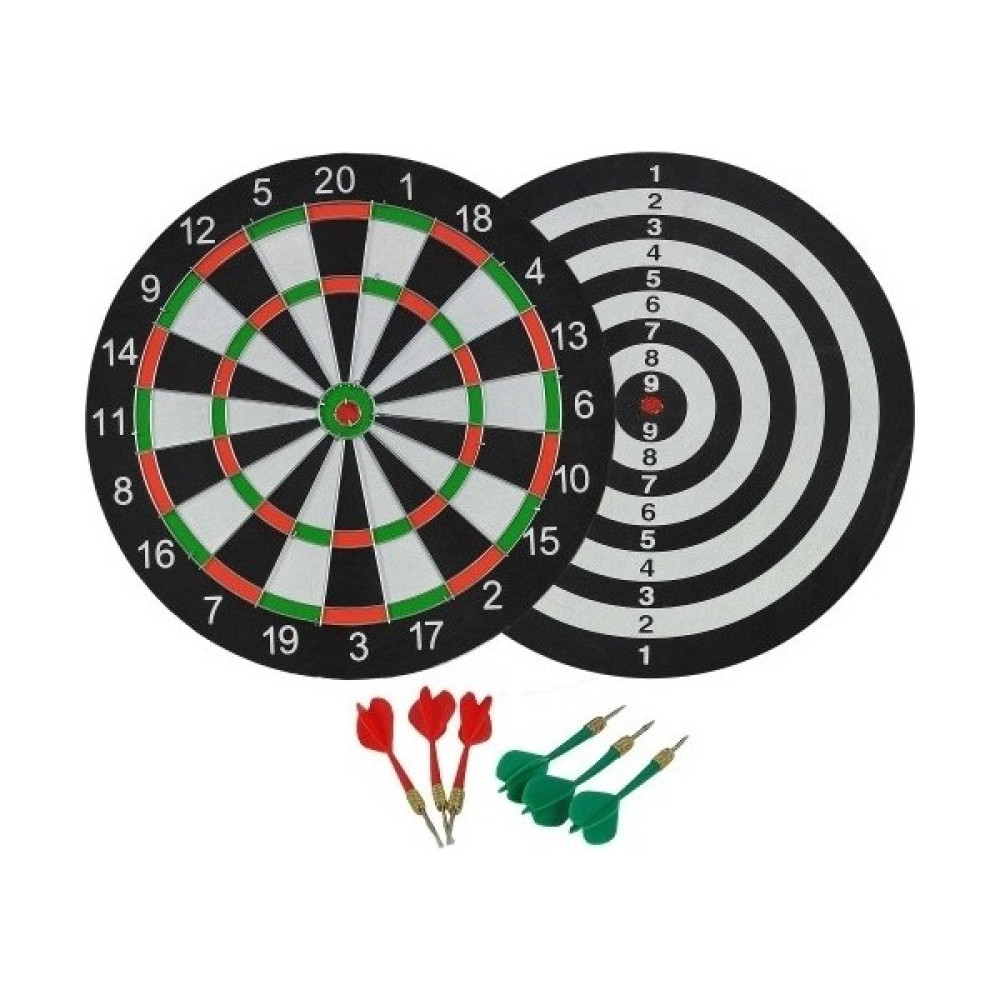 Hünkar Concept Büyük Boy Seçenekli Çift Taraflı 6 Oklu Dart Seti (17 Inç) Diğer Spor Ürünleri Fiyatı