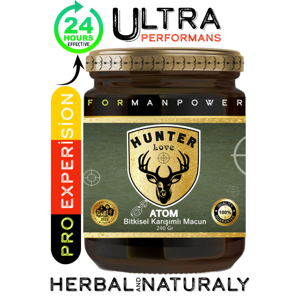 Hunter Love Atom Macunu Kuvvet Mecunu Real Premium Kalite Kayganlaştırıcı Jel Fiyatı