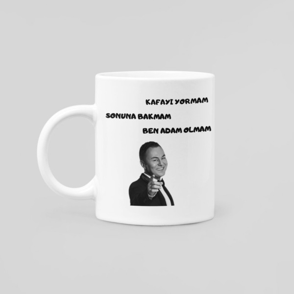 Hunters Baskılı Beyaz Kupa Bardak F23 Fincan / Bardak / Kahve Takımı Fiyatı