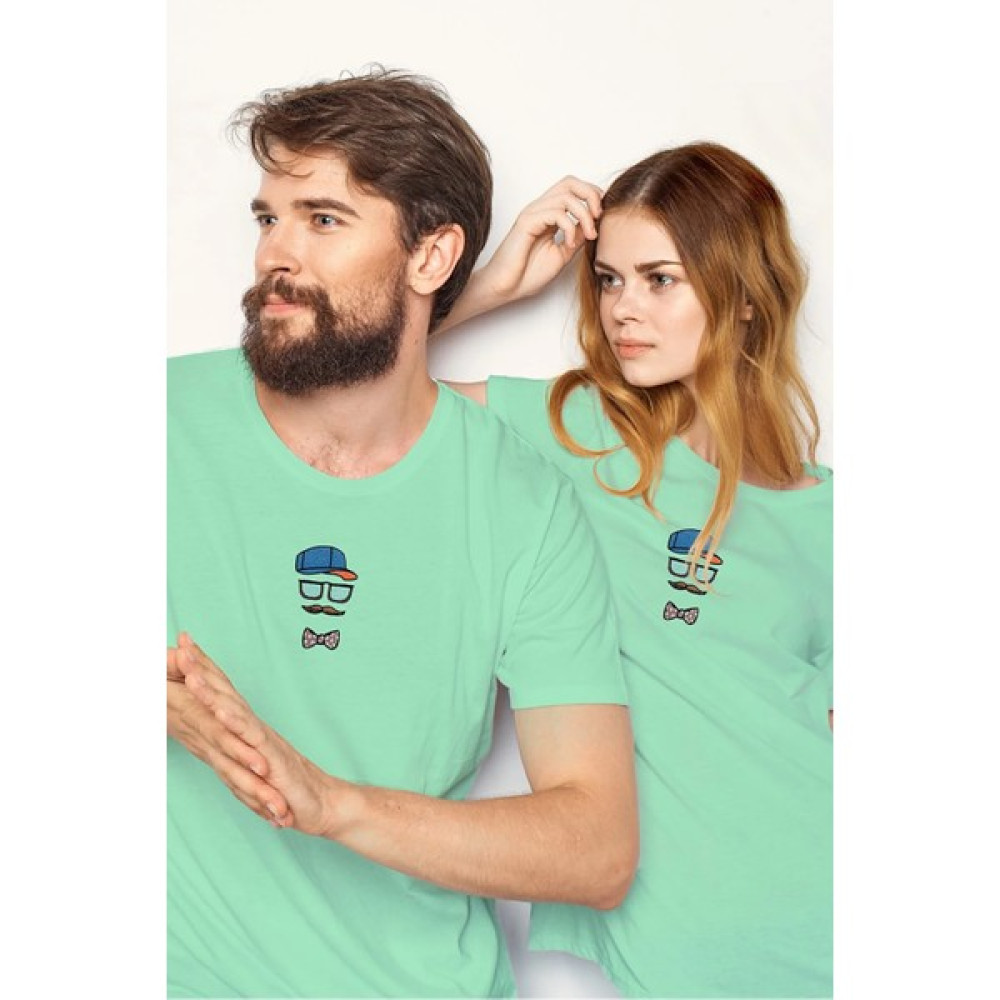hunz karakter Desenli Nakışlı %100 Pamuk Unisex Bisiklet Yaka Kısa Kollu Tişört Erkek T-shirt Fiyatı