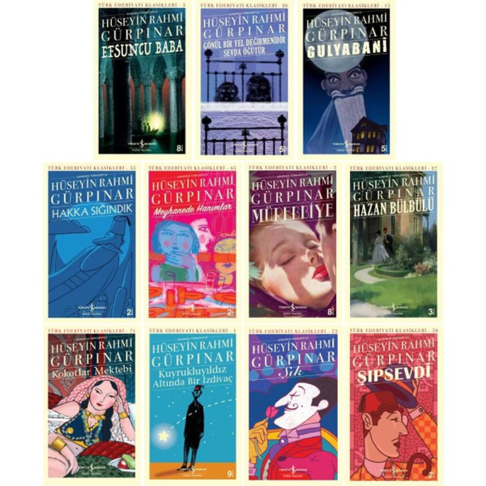 Hüseyin Rahmi Gürpınar 11 Kitap Set Türk Klasikleri Fiyatı