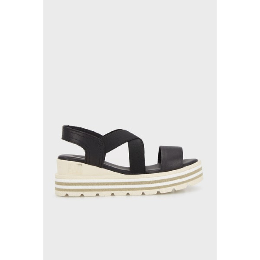 Hush Puppies Elastik Bantlı Dolgu Topuklu Sandalet Bayan Sandalet 031Z101924 Kadın Terlikleri ve Sandaletleri Fiyatı