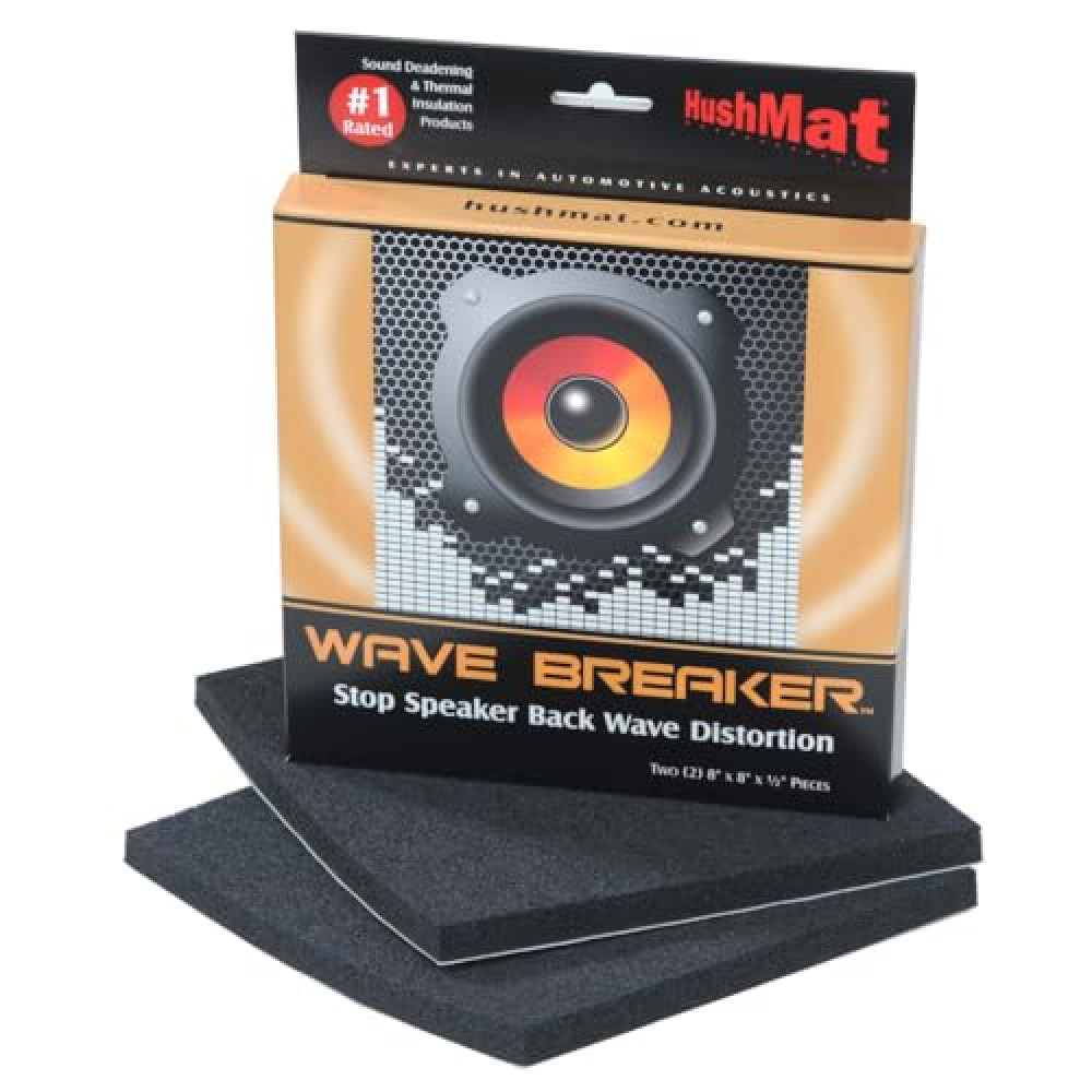 HushMat 82450 Wave Breaker Kit - (2) 8" x 7" Wave Deflecting Pads