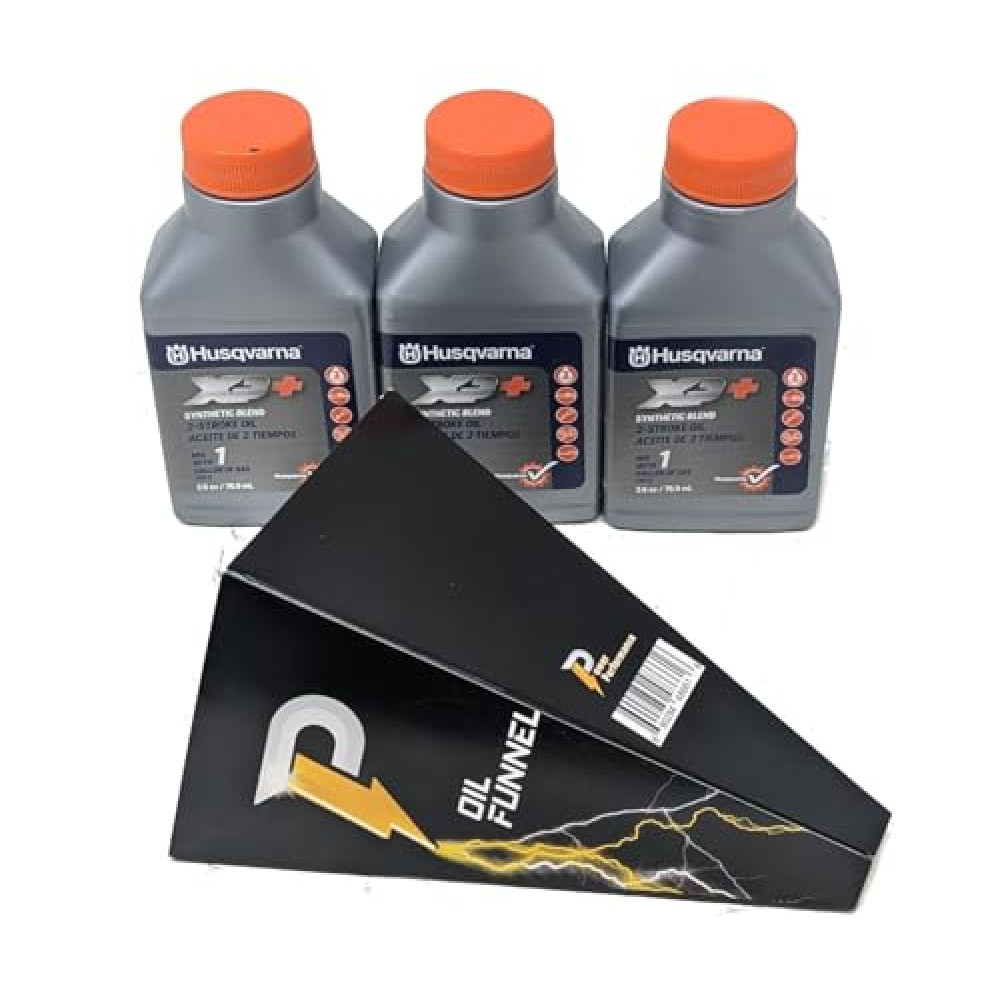Husqvarna 3-Pack XP Synthetic Blend 2-Cycle Oil 2.6oz Bottles
