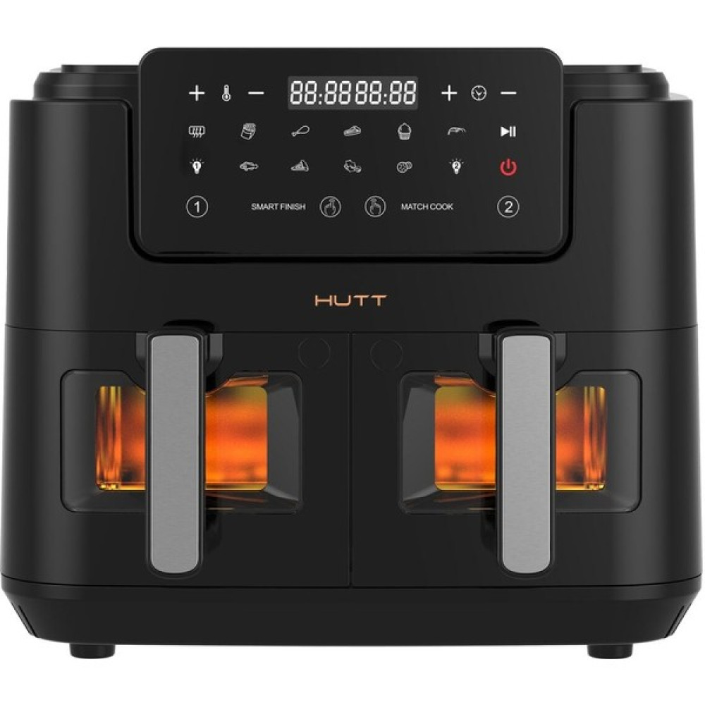 Hutt Xiaomi D9 Çift Hazneli Air Fryer Yağsız Fritöz (4.5 + 4.5) 9 Lt. (Distribütör Garantili) - Siyah Fritözler Fiyatı
