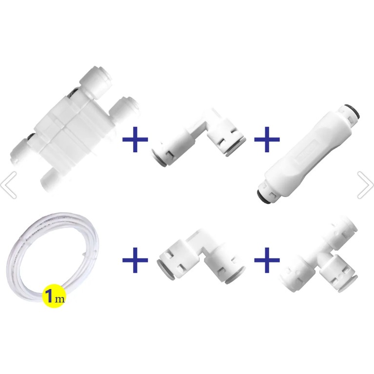 Huzur Su Arıtma Bağlantı ve Yedek Barça 1metre Hortum 1.adet Tee 7.adet Deresek 1.adet Shut Off 1.adet Flow 1.adet Check Valve 1 - Beyaz Nalburiye & Hırdavat Fiyatı