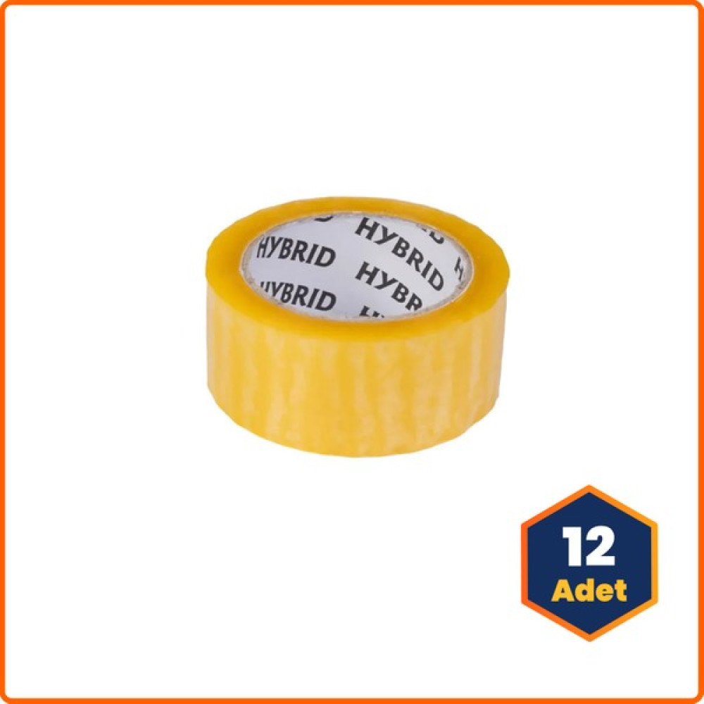 Hybrid Koli Bandı Şeffaf Akrilik Yellowish Hybrıd 45 mm x 100 m 12 Adet Oto Boyaları Fiyatı