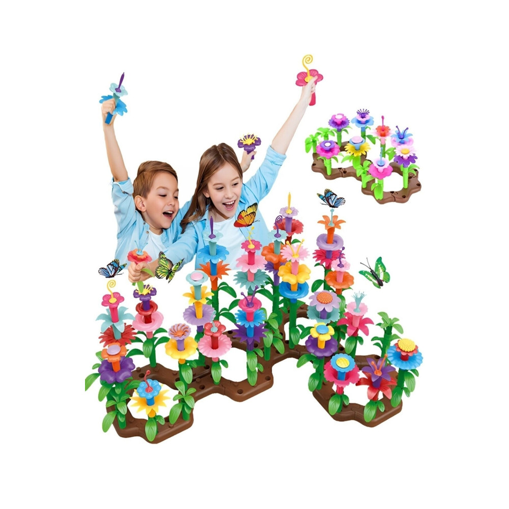 Hyd 52 Parça Bahçe Çiçek Yapım Seti Yapı Blokları Yapboz Lego Bul Tak Puzzle Eğitici Oyuncak Eğitici Oyuncak Fiyatı