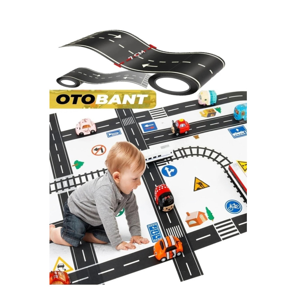 Hyd Otobant Eğitici Ve Eğlenceli Yol Yapım Road Tape Şerit Oyun Bandı Eğitici Oyuncak Eğitici Oyuncak Fiyatı