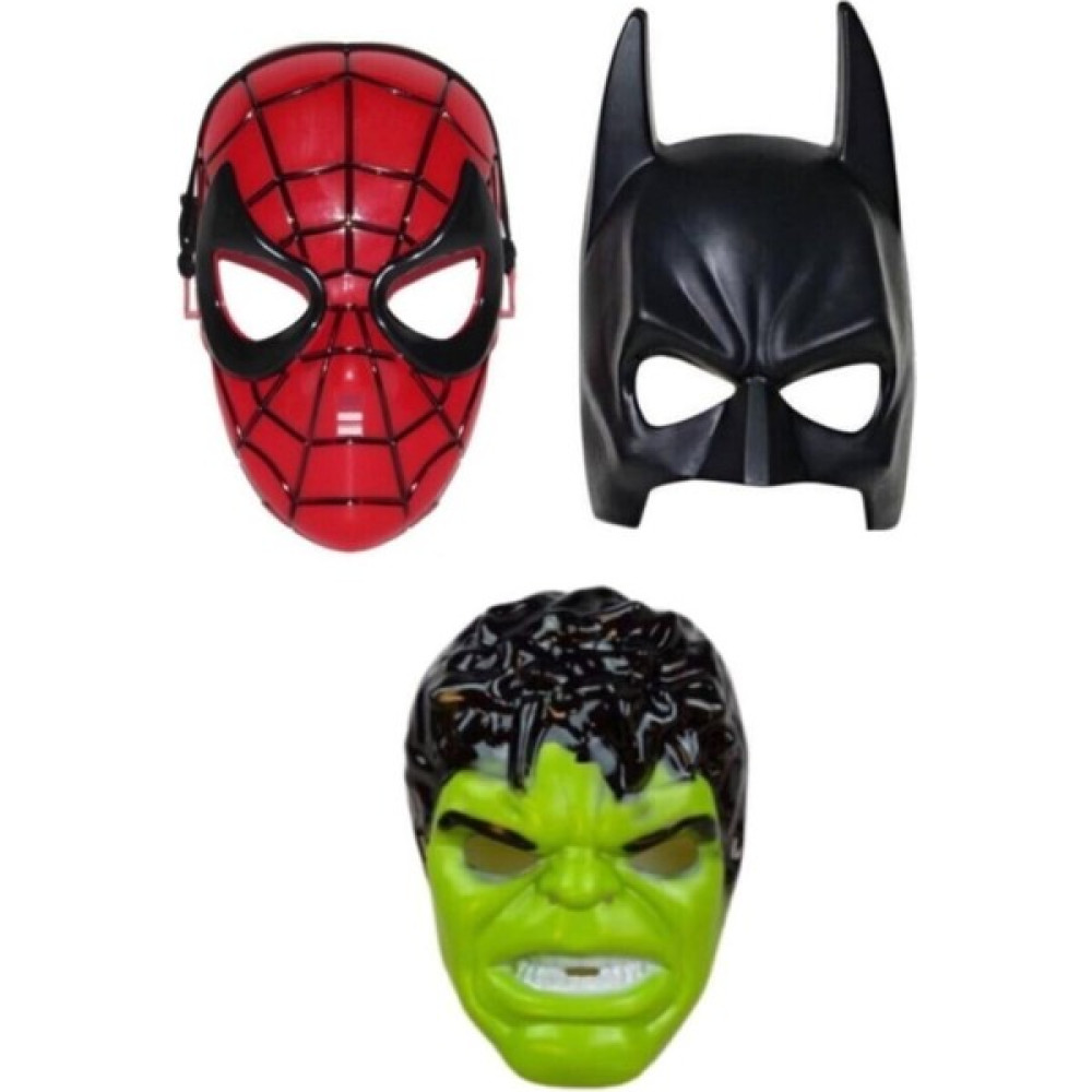 HYD Spiderman Örümcek Adam Batman ve Hulk 3'lü Maske Set Oyuncak Fiyatı