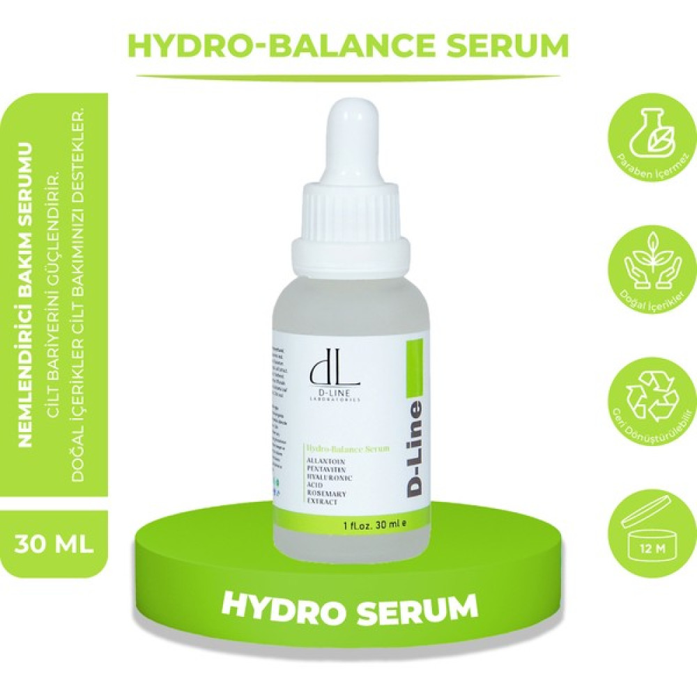 HYDRO-BALANCE SERUM, Hyaluronik asit içeren serum, nemlendirici, canlandırıcı, cilt bakım serumu Anti-Aging / Yaşlanma Karşıtı Fiyatı