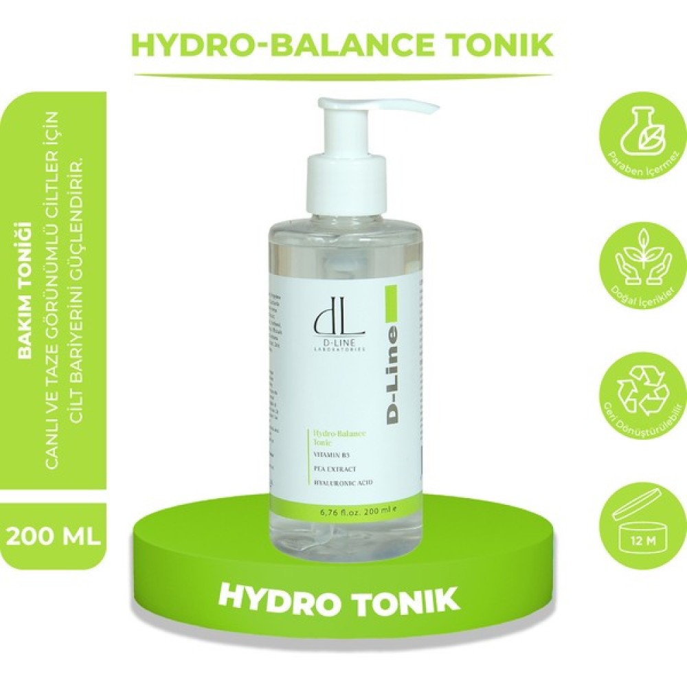HYDRO-BALANCE TONİK, CİLT NEMLENDİRİCİ, Hyaluronik asit, Cilt tazeliği, Cilt temizleyici, Makyaj temizleyici, Tonik Cilt Temizleme ve Peeling Fiyatı