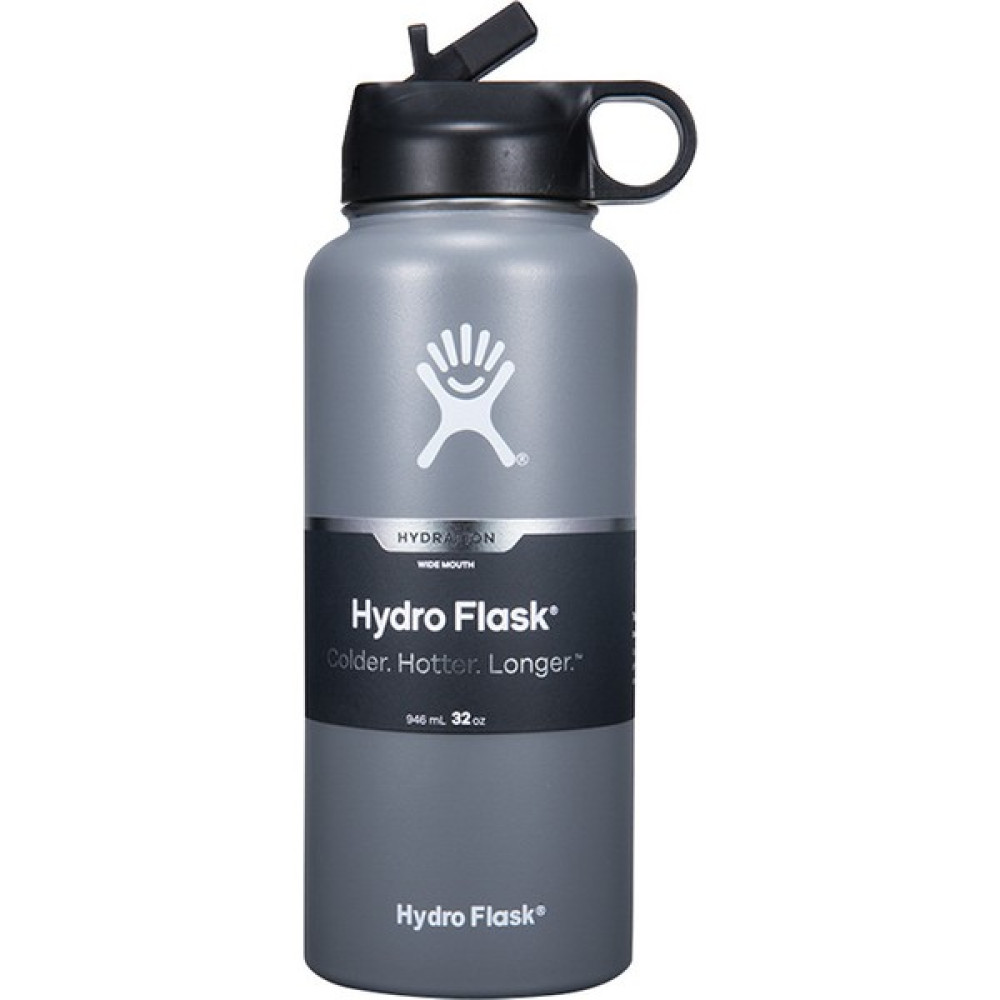 Hydro Flask 946 ml Paslanmaz Çelik Yalıtımlı Su Şişesi - Gri (Yurt Dışından) - Kahverengi Suluk Fiyatı