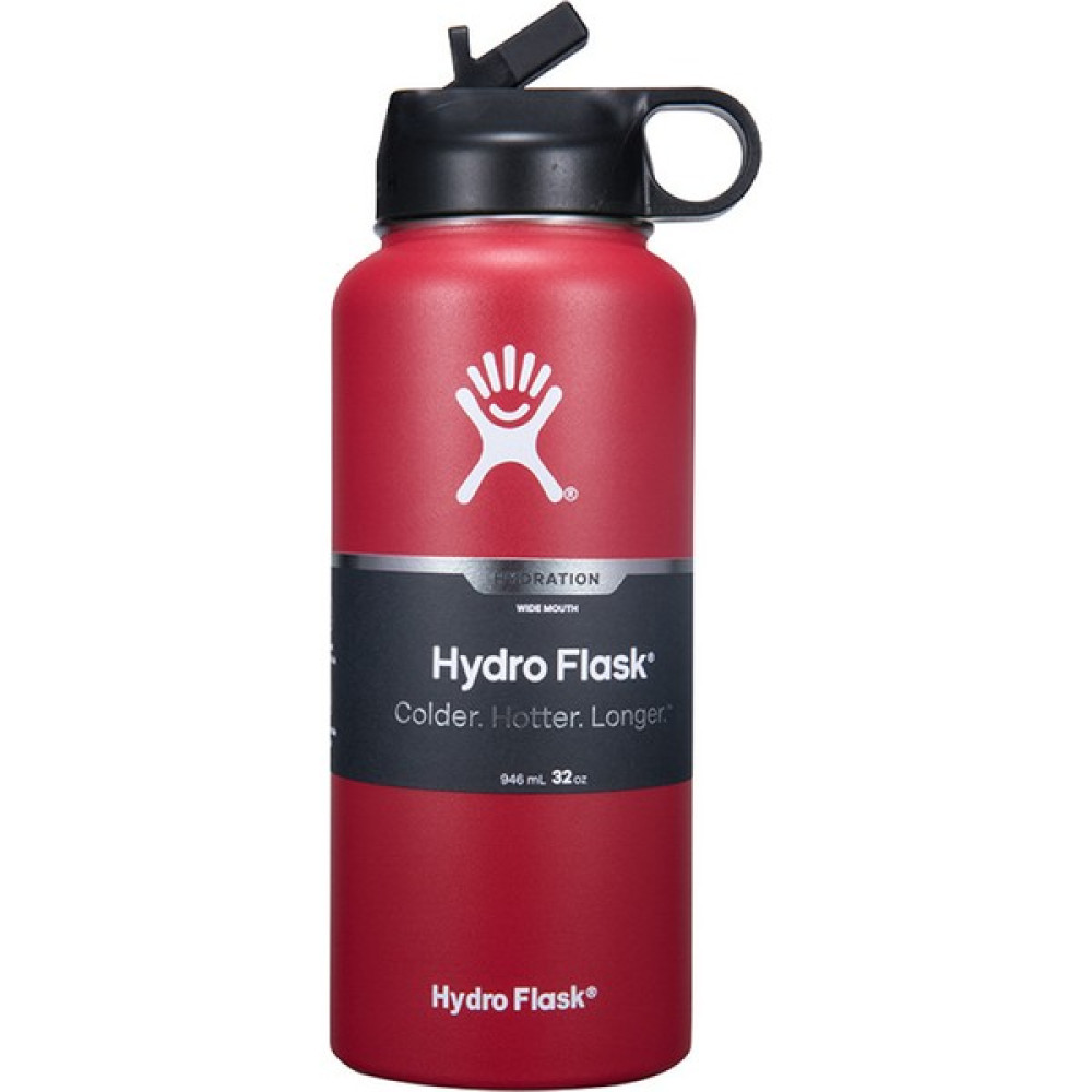 Hydro Flask 946ml Yalıtımlı Paslanmaz Çelik Su Şişesi - Kırmızı (Yurt Dışından) - 946 ml Suluk Fiyatı
