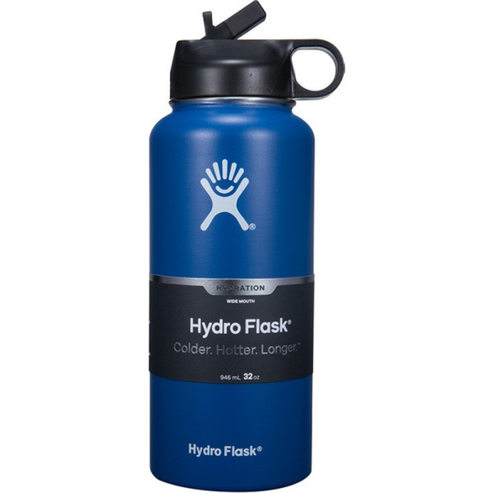 Hydro Flask Paslanmaz Çelik Açık Spor Yalıtımlı Su Şişesi Degrade Renk 946 ml (Yurt Dışından) - Koyu Mavi Suluk Fiyatı