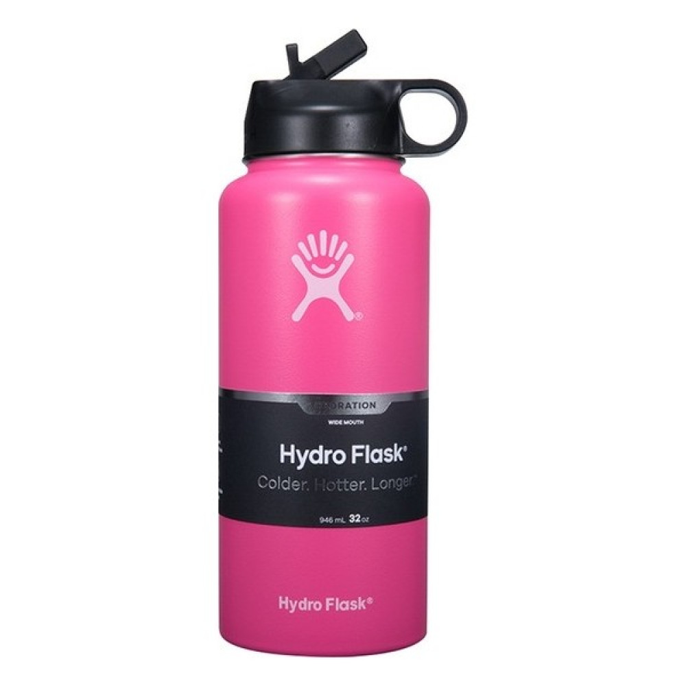 Hydro Flask Paslanmaz Çelik Açık Spor Yalıtımlı Su Şişesi Degrade Renk 946 ml (Yurt Dışından) - Pembe - Matara Suluk Suluk Fiyatı