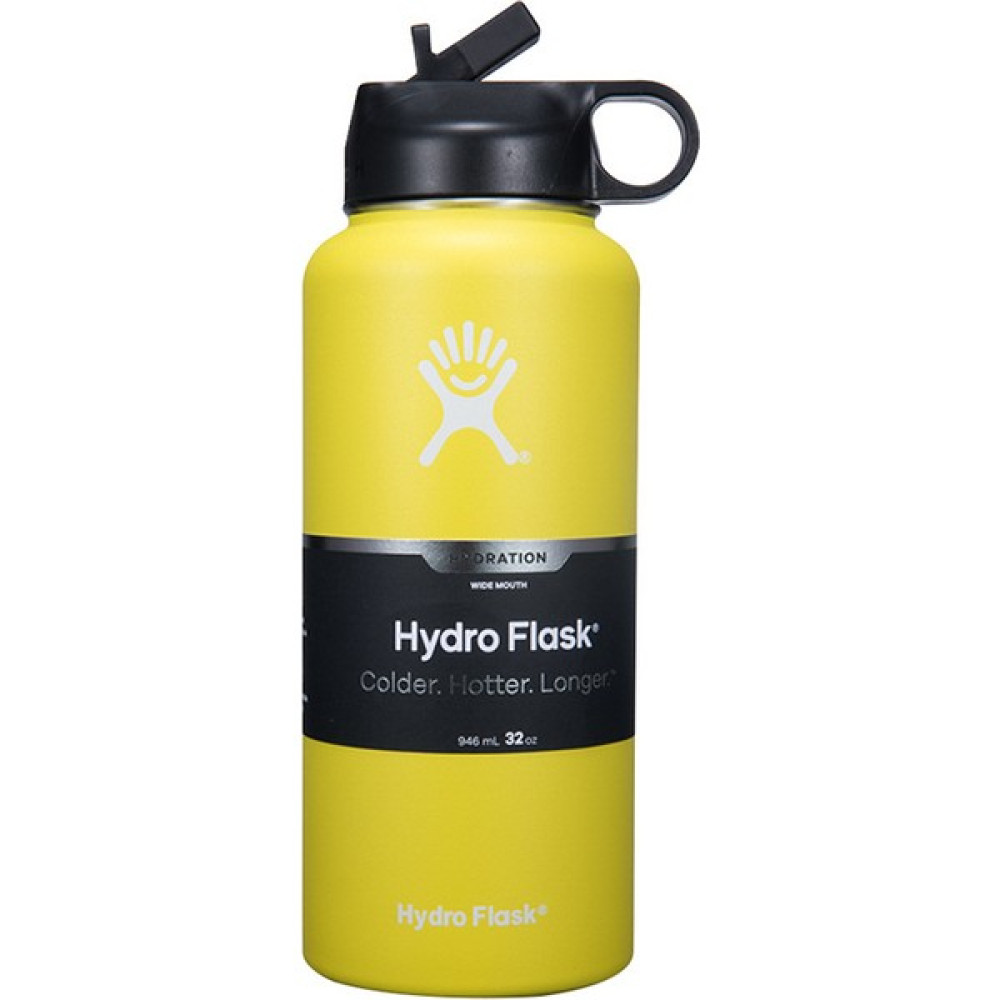 Hydro Flask Paslanmaz Çelik Açık Spor Yalıtımlı Su Şişesi Degrade Renk 946 ml (Yurt Dışından) - Sarı Suluk Fiyatı