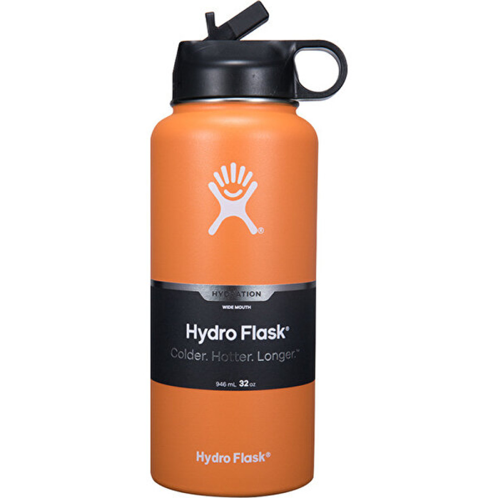 Hydro Flask Paslanmaz Çelik Açık Spor Yalıtımlı Su Şişesi Degrade Renk 946 ml (Yurt Dışından) - Turuncu Suluk Fiyatı