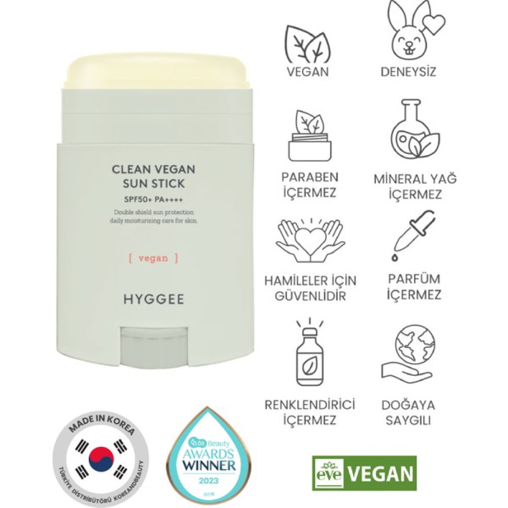 HYGGE Hyggee Vegan Sunstick 20G Güneş Kremleri ve Losyonları Fiyatı