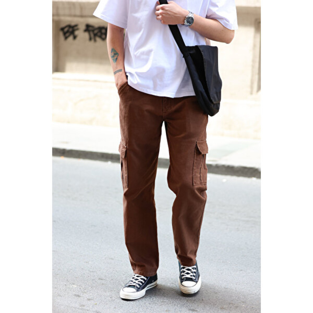 HYMAN CLASSIC Erkek Kargo Cep Baggy Pantolon Erkek Pantolon Fiyatı