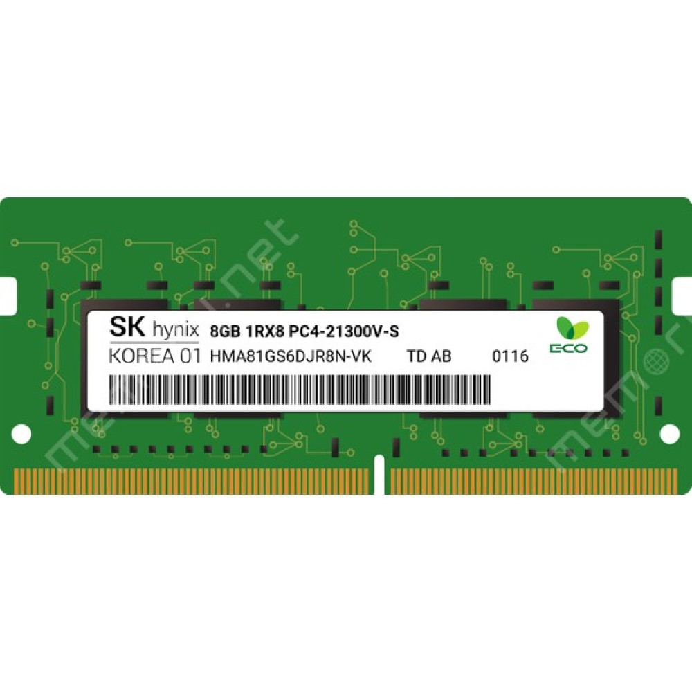Hynix 8GB 2666MHz DDR4 1rx8 PC4-2666T SODIMM Notebook Ram HMA81GS6DJR8N-VK RAM Bellekler Fiyatı