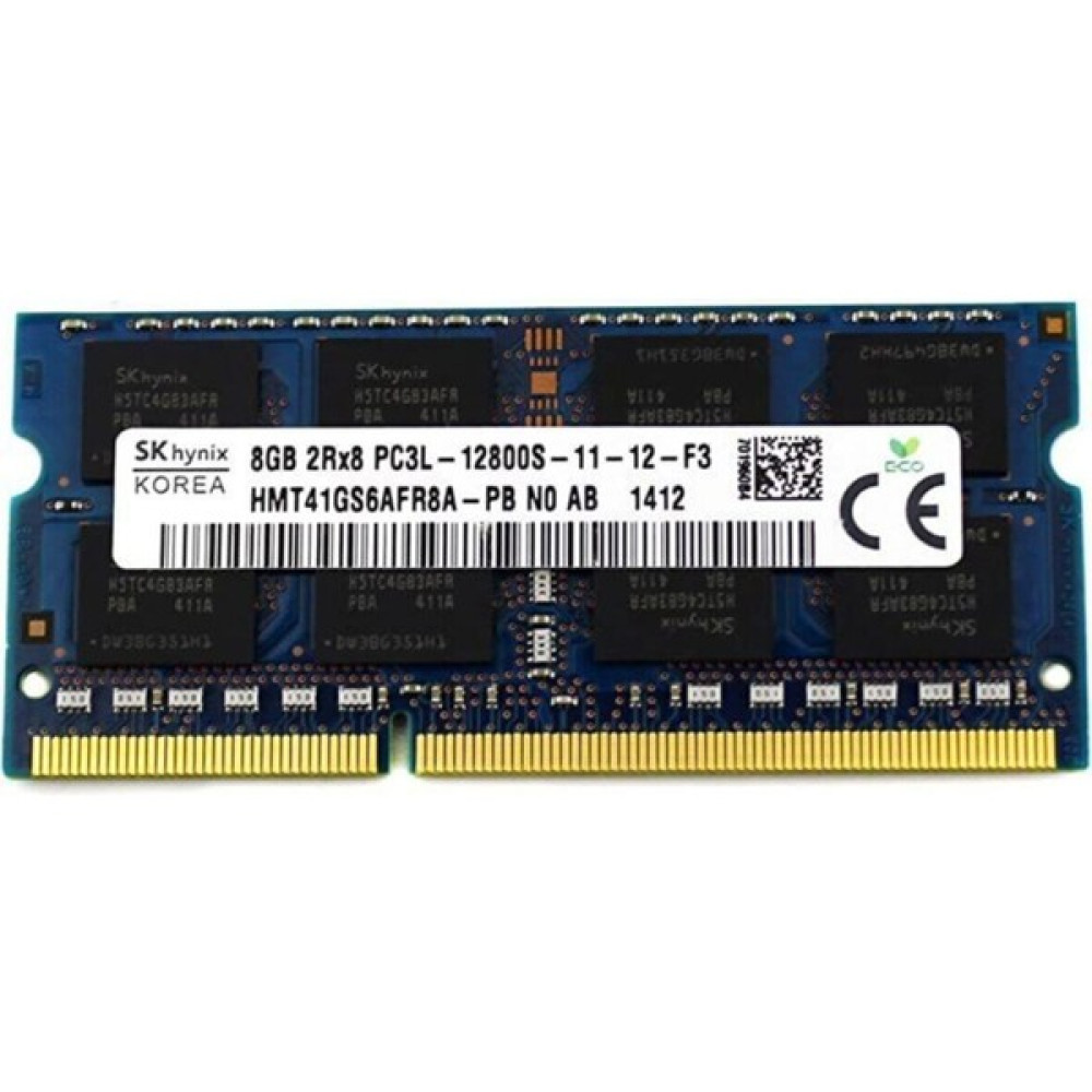 Hynix Sk HMT41GS6BFR8A-PB 8gb DDR3-1600 Mhz PC3L 12800 1.35V 16 Çip Notebook Ram RAM Bellekler Fiyatı
