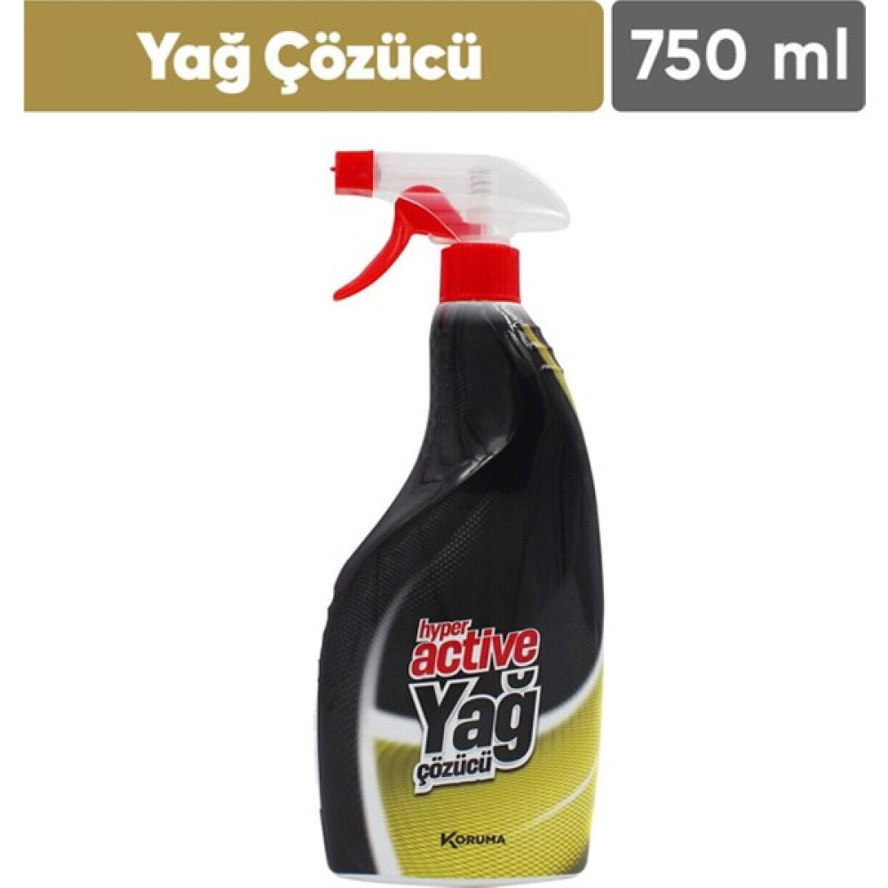 Hyper Active Yağ Çözücü Sprey 750 ml Temizlik Malzemeleri Fiyatı