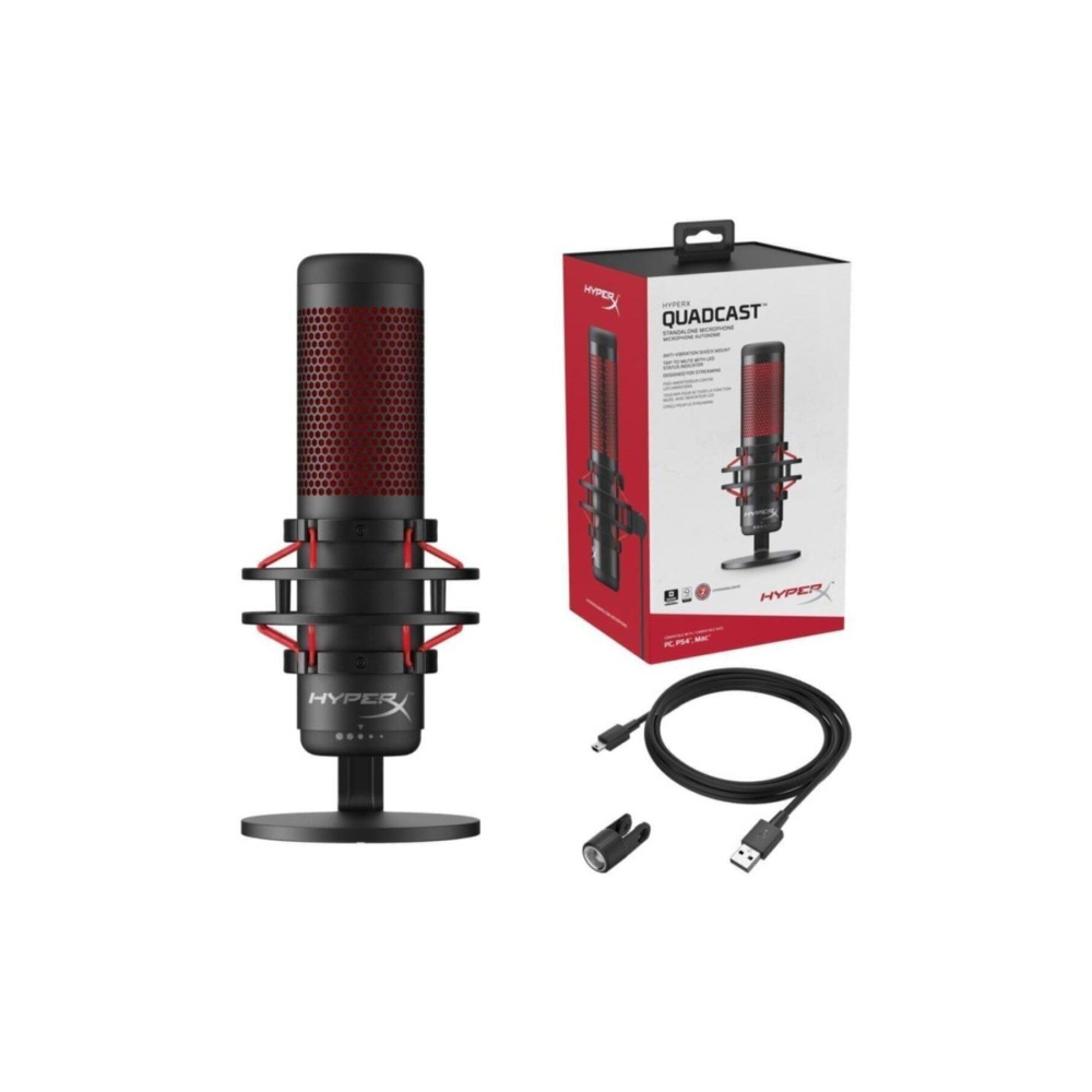 HyperX Quadcast Oyuncu Mikrofonu - Kırmızı Müzik/Ses Sistemleri Fiyatı