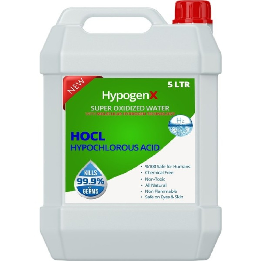 Hypogenx Genel Dezenfektan - 5.00 Litre Hipokloröz Asit Bazlı - 5 lt Hijyen ve Temizlik Fiyatı