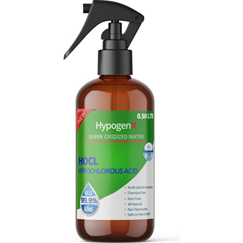 Hypogenx Genel Dezenfektan - 500 ml Sprey Başlıklı Hipokloröz Asit Bazlı Hijyen ve Temizlik Fiyatı