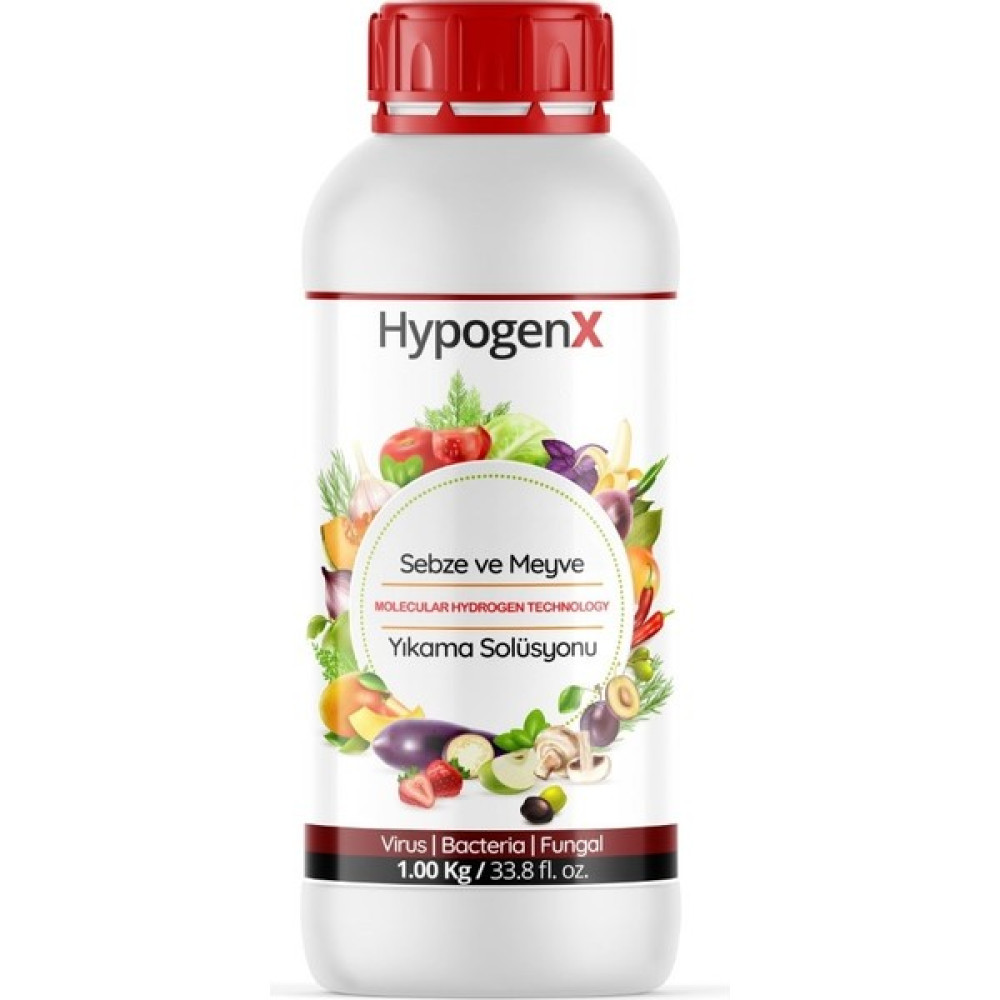 Hypogenx Sebze ve Meyve Yıkama Solüsyon - 1.00 Litre (Hipokloröz Asit Bazlı) Mutfak Gereçleri Fiyatı