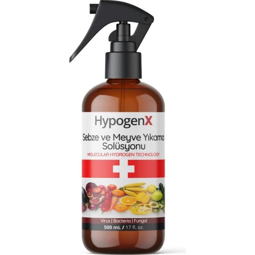 Hypogenx Sebze ve Meyve Yıkama Solüsyonu - 500 ml Sprey Başlıklı (Hipokloröz Asit Bazlı) Mutfak Gereçleri Fiyatı