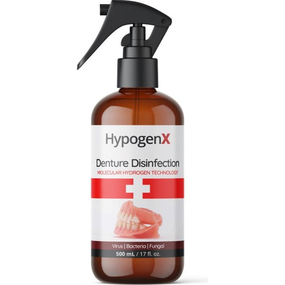 Hypogenx Takma Diş Temizleme Solüsyonu - 500 ml Sprey Başlıklı Hipokloröz Asit Bazlı Hijyen ve Temizlik Fiyatı