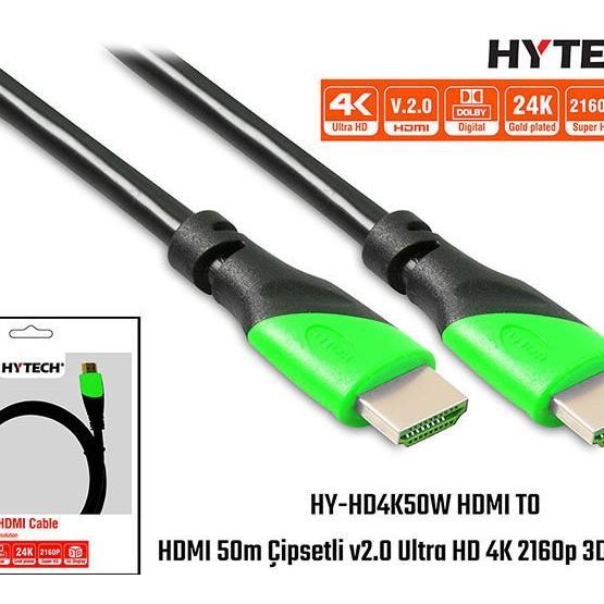 Hytech HY-HD4K50W 50 m HDMI Kablo