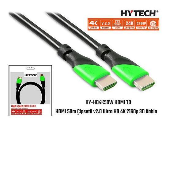 Hytech HY-HD4K50W 50 m HDMI Kablo