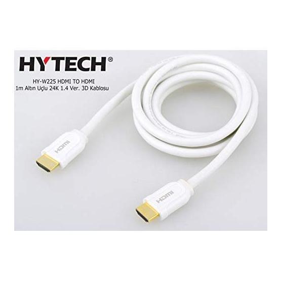 Hytech HY-W225 Siyah 1 m Altın Uçlu HDMI Kablo HDMI Kablo Fiyatı