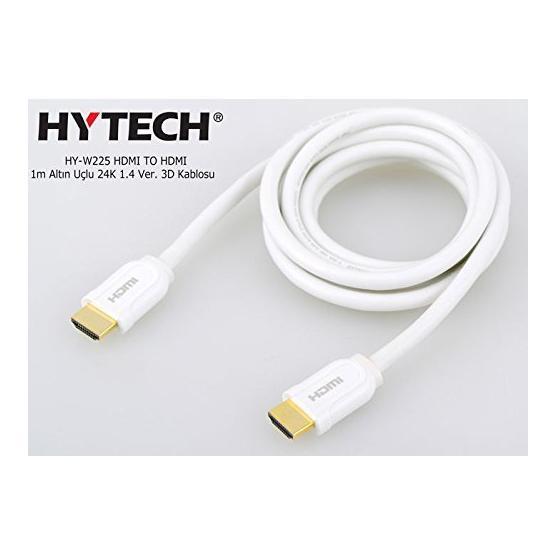 Hytech HY-W225 Siyah 1 m Altın Uçlu HDMI Kablo